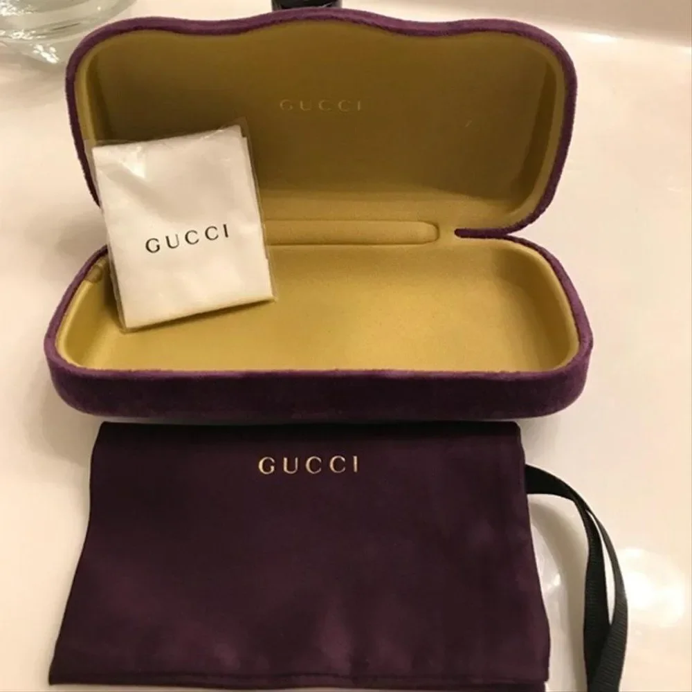 Gucci Logo Cat-Eye GG 0373O Eyeglasses 001 Black